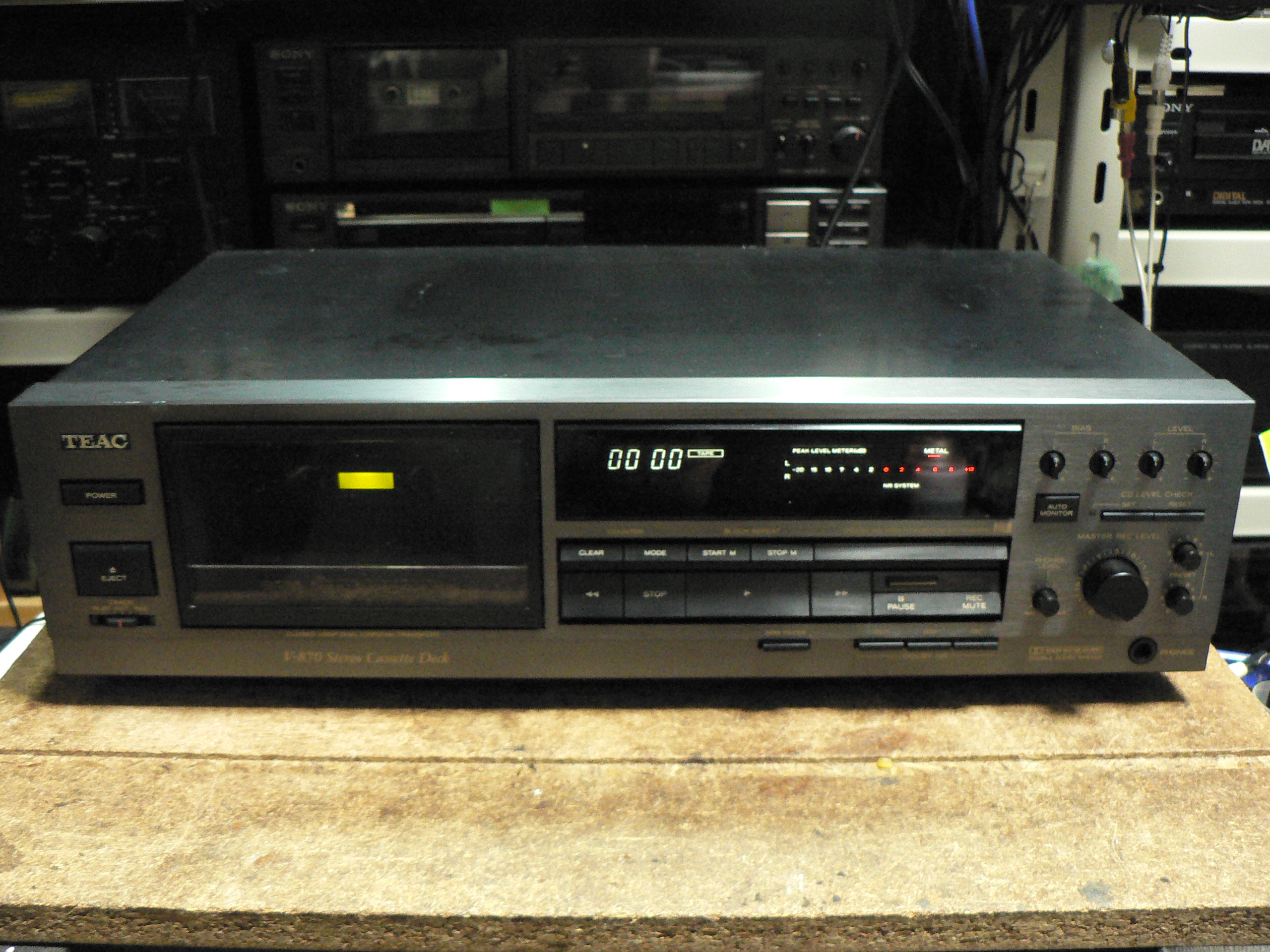 オーディオカセットTEAC SOUND52分ノーマルPOSI 2本オーディオ機器