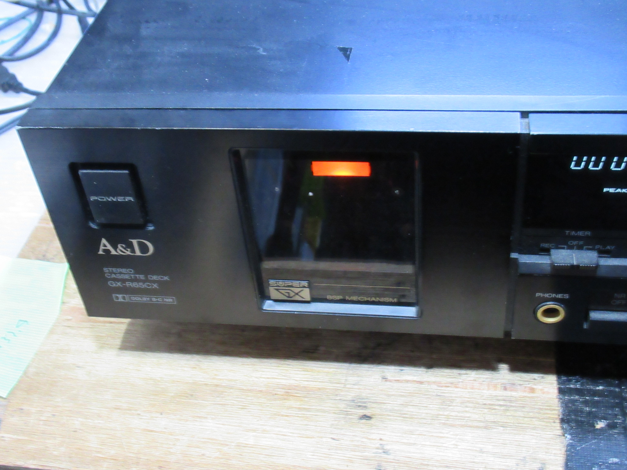 AKAI アカイ A&D GX-R65CX カセットデッキ 劣化部品の交換、メカ、電気
