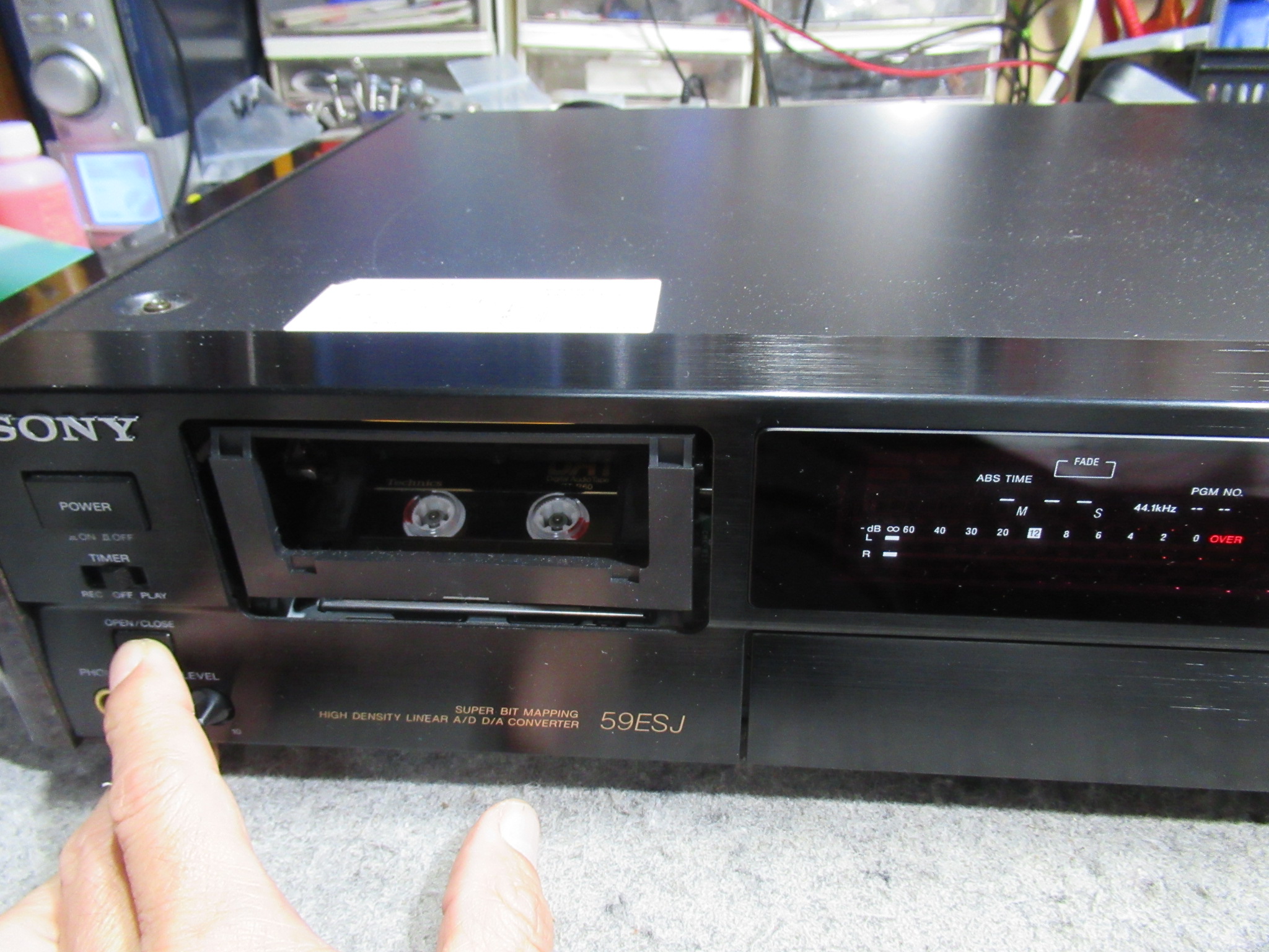 DATデッキ sony―DTC59ESブラック DATデッキ sony DTC 59ESJブラックSBM搭載機