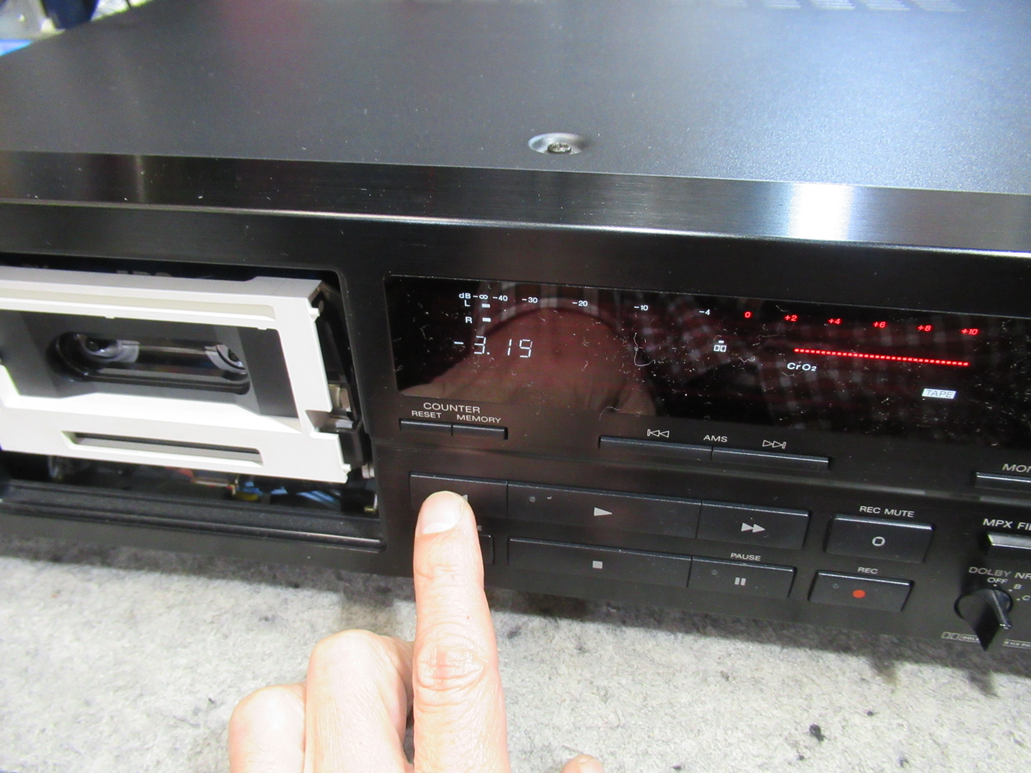 SONY TC-K222ESA メーターちらつき・イジェクト不良 – Audiolife