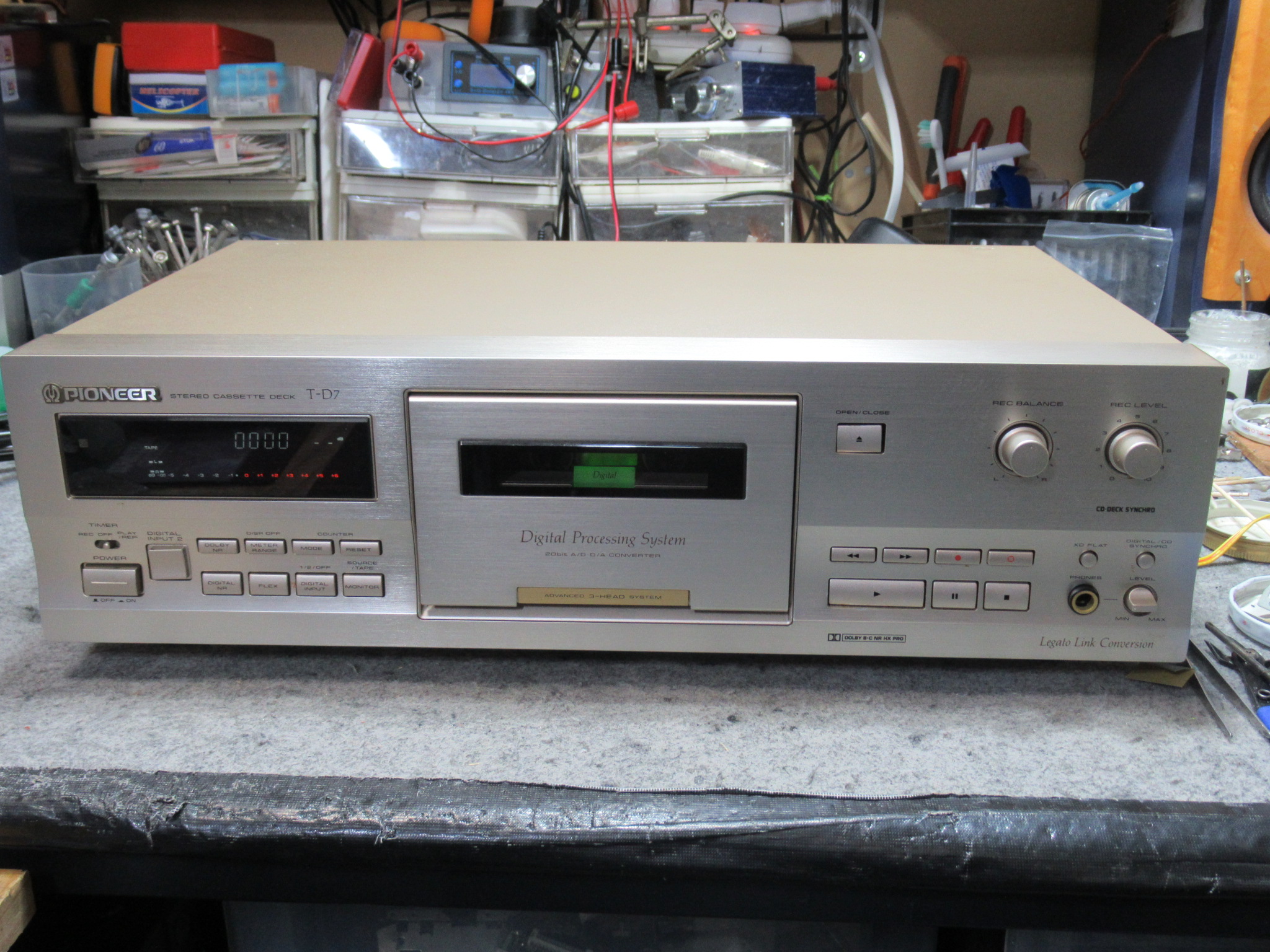 美品 Pioneer T-D7 ステレオカセットデッキ 稀少 PIONEER T-D7 走行不良 – Audiolife － Enjoy your audio life!!